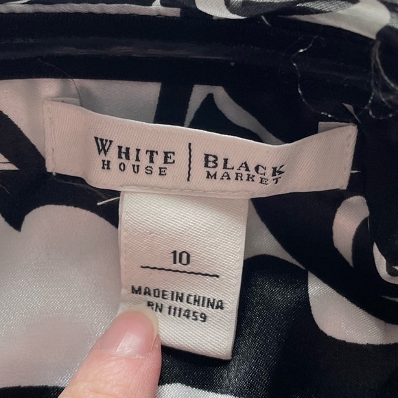 Y2K Black White Silk Strapless Halter Flutter Top 10 Fairycore Office Siren Goth - Picture 8 of 11